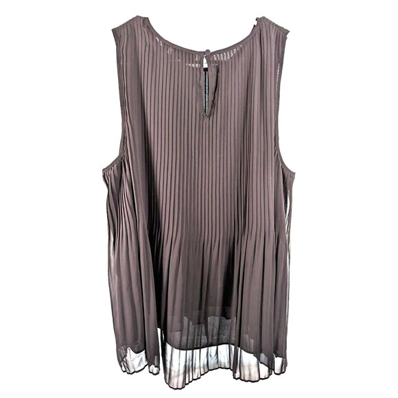 Apt 9 women's black sleeveless top XL preowned - Picture 2 of 4